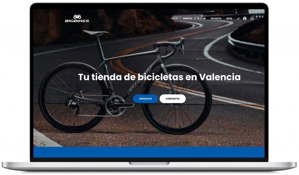 diseño web BigBikes Carlet